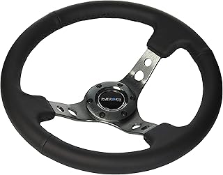 Volant assisté rst-006gm (volant sport de 350 mm (3" de profondeur) - métal