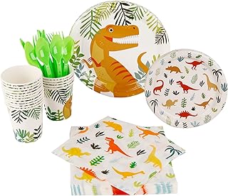 Beauty 112 pièces articles de fête sur le thème des dinosaures, vaisselle de fête, assiettes, tasses, serviettes et couverts - fête d'anniversaire sur le thème des dinosaures. La boutique en ligne DIAYTAR COTE D'IVOIRE est conçue pour offrir une expérience d'achat agréable et facile à utiliser. Le site web est intuitive et permet aux clients de naviguer facilement à travers les différentes catégories de produits. Les descriptions des produits sont détaillées et accompagnées de photos de haute qualité, aidant les clients à prendre des décisions d'achat éclairées.
