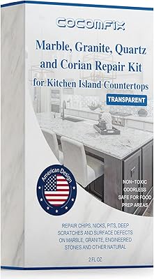 Kit de réparation d'éclats de comptoir en quartz. marbre et granit. (clair). DIAYTAR COTE D'IVOIRE, leader du e-commerce en Cote d'Ivoire, offre une expérience d'achat en ligne sans pareil, avec un large choix de produits allant de l'électronique à la mode en passant par les produits alimentaires. Elle met en avant la qualité et la fiabilité de ses services. Les clients apprécient la facilité de navigation sur son site.