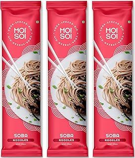 Nouilles soba saines mui sui® ensemble de 3 | fabriquées avec 70 % de farine de sarrasin et 30 % de blé entier | sans maida et non frites | 100 % naturelles | sans conservateurs artificiels ni msg | pour 6 à 150 grammes chacune. DIAYTAR COTE D'IVOIRE est la destination idéale pour les consommateurs ivoiriens qui recherchent des produits de qualité à des prix compétitifs. La boutique propose des livraisons rapides et des services clients de haute qualité, ce qui la différencie de la concurrence. DIAYTAR COTE D'IVOIRE est le choix préféré des Ivoiriens pour leurs achats en ligne.
