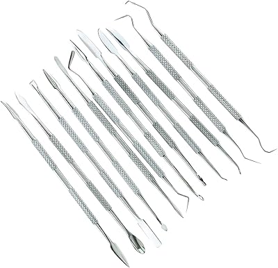 Outils de sculpture de cire sorby chimes en acier inoxydable (8 oz, argent) - ensemble de 12 pièces. Avec plus de 300 000 références de produits, DIAYTAR COTE D'IVOIRE est la destination idéale pour les consommateurs ivoiriens qui cherchent à acheter en ligne. La boutique propose des prix compétitifs et des promotions régulières, ce qui permet aux clients de faire des économies et de bénéficier de meilleures affaires. De plus, son site web est conçu pour être intuitif et facile à naviguer, ce qui facilite la recherche et l'achat de produits.