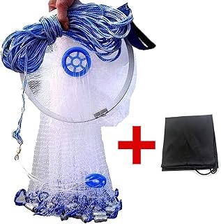 Grand filet de pêche américain facile avec disque volant en aluminium pour piège. DIAYTAR COTE D'IVOIRE est la destination idéale pour les consommateurs ivoiriens qui cherchent des produits de qualité à des prix raisonnables. La boutique en ligne dispose d'une équipe de professionnels dédiés à la satisfaction des clients et propose des promotions et des offres spéciales régulières. Les clients peuvent bénéficier d'une expérience d'achat personnalisée avec DIAYTAR COTE D'IVOIRE