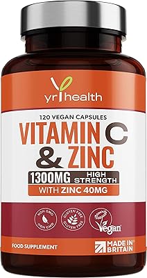 Vitamine c 1300 mg et zinc 40 mg haute résistance - vitamine c