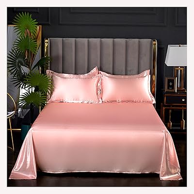 Draps en soie sigurous - draps en soie + taie d'oreiller en soie