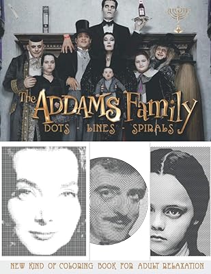 Les spirales de lignes de points de la famille addams : un nouveau