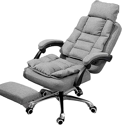 Chaise de bureau d'ordinateur à dossier haut, chaise de bureau ergonomique, chaise