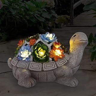 Figurine de tortue de jardin solaire nakum avec plantes succulentes et 7. Avec plus de 300000 références de produits, DIAYTAR COTE D'IVOIRE répond aux besoins diversifiés de sa clientèle. La boutique en ligne généraliste met l'accent sur la qualité de ses produits et sur la satisfaction de ses clients. Elle est la destination idéale pour ceux qui cherchent à faire des achats en ligne de manière pratique et sécurisée en Côte d'Ivoire.