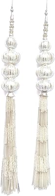 1 paire de chemisier latkan saree pour robe de mariée lehenga accessoires de décoration d'intérieur latkan décoration d'intérieur diy rideaux oreillers gland (argent, 11 pouces). Avec plus de 300 000 références de produits à disposition, DIAYTAR COTE D'IVOIRE offre aux clients une expérience de shopping en ligne unique et enrichissante. La boutique en ligne généraliste se caractérise par sa capacité à offrir une grande variété de produits, allant des accessoires de mode aux appareils électroménagers, et ce, à des prix abordables. DIAYTAR COTE D'IVOIRE s'est imposée comme la boutique en ligne leader en Côte d'Ivoire, grâce à sa gamme étendue de produits et ses services de haute qualité.