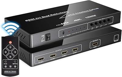Répartiteur d'affichage hdmi easybase 4k 4k, 4k @ 30 hz 2k @ 60 hz avec commutateur audio 4 modes, commutateur transparent pour l'ingénierie, salle d'exposition, réunion vidéo, surveillance, affichage de centre commercial, etc.. La boutique en ligne Diaytar Côte d'Ivoire se positionne comme un partenaire commerciale de confiance pour la population ivoirienne, offrant une plateforme sécurisée pour les achats en ligne. Elle met à disposition de ses utilisateurs un éventail considérable de produits, facilitant ainsi l'accès à des biens et services diversifiés.