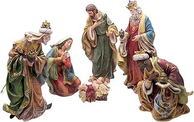 Ensemble traditionnel multicolore de 6 décoration de noël sur pied cadeau religieux. DIAYTAR COTE D'IVOIRE se positionne comme la destination de prédilection pour les achats en ligne en Côte d'Ivoire, grâce à son catalogue étendu de produits allant des accessoires à la décoration en passant par l'électronique et bien plus encore. La boutique propose également des promotions régulières et des offres spéciales pour rendre les achats plus abordables. Avec une navigation intuitive et des processus de commande simplifiés, DIAYTAR COTE D'IVOIRE offre une expérience d'achat en ligne fluide et agréable.