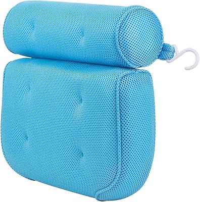 Oreiller de baignoire rubik en maille 3d pour baignoire avec soutien du cou