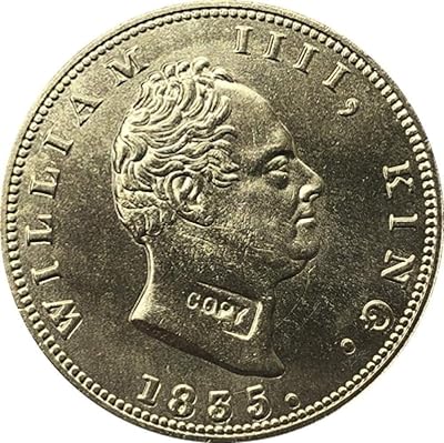 Pièce de défi 1835 indien britannique 2 mohur copie 32 mm copie cadeau
