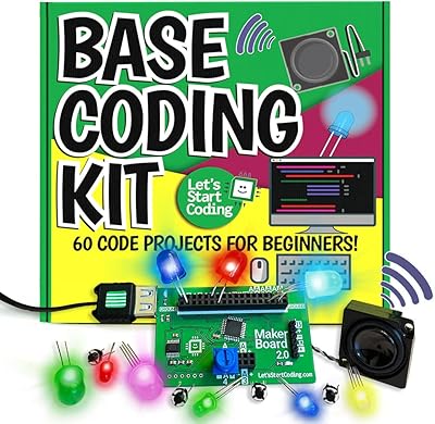 Kit de base 2 pour garçons et filles 8,9,10,11,12 pour apprendre la programmation et les circuits informatiques - plus de 50 projets en ligne gratuits pour enseigner les compétences s.t.e.a.m.. DIAYTAR COTE D'IVOIRE, la boutique en ligne leader en Côte d'Ivoire, propose plus de 300 000 références pour répondre à tous vos besoins. Avec une offre large et variée, vous trouverez facilement ce que vous cherchez. Que ce soit pour la maison, la mode ou les loisirs, DIAYTAR COTE D'IVOIRE a tout ce qu'il vous faut.