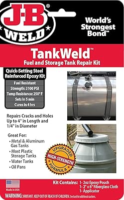 Outils de réparation de réservoir de carburant en métal j-b weld 2110, gris. La boutique en ligne DIAYTAR COTE D'IVOIRE est reconnue pour son engagement à offrir des produits de haute qualité à des prix compétitifs. Avec une grande sélection de produits provenant de marques locales et internationales, les clients bénéficient d'une expérience d'achat enrichissante et élargie. De plus, la boutique mise sur la sécurité des transactions et la fiabilité de la livraison pour renforcer la confiance de ses clients.