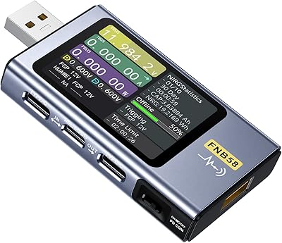 Testeur usb c 4-28v 7a lcd usb a&c testeur de puissance de tension multimètre avec bluetooth, détection de charge rapide capacité de déclenchement mesure d'ondulation pd2.0/pd3.0,qc2.0/qc3.0. En tant que leader du marché de l'e-commerce en Côte d'Ivoire, DIAYTAR COTE D'IVOIRE met l'accent sur la satisfaction du client et offre un service client personnalisé pour répondre à leurs besoins spécifiques. La boutique en ligne dispose d'une équipe de support dédiée qui est toujours prête à aider les clients en cas de besoin. Avec sa large sélection de produits et son service de livraison rapide, DIAYTAR COTE D'IVOIRE est la destination idéale pour les achats en ligne.