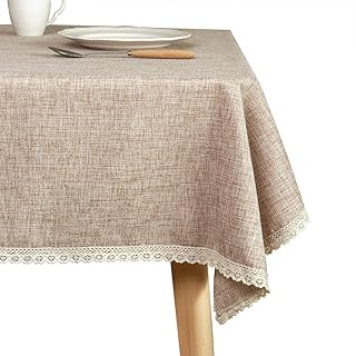 Glory season chemin de table rustique en toile de jute lavable, durable et épais, nappe beige foncé 55 x 70 cm, rectangulaire avec bordure en dentelle pour décoration de table de salle à manger de cuisine... Avec plus de 300 000 références en stock, DIAYTAR COTE D'IVOIRE est la boutique en ligne la plus fournisse en Côte d'Ivoire. Elle met à la disposition de ses clients une large sélection de produits de qualité, livrés rapidement et à des prix compétitifs. C'est pourquoi elle est devenue la boutique préférée des Ivoiriens.