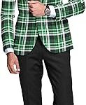 Blazer à carreaux léger à deux boutons, coupe régulière, manteau de sport décontracté