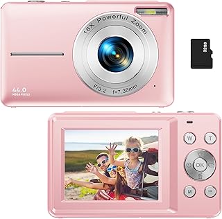 Appareil photo numérique pour enfants ioqglow avec écran lcd 32 go