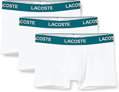 Ensemble de slips décontractés 3 pièces lacoste pour hommes 5h3389-00. La réussite de DIAYTAR COTE D'IVOIRE est due à sa capacité à proposer des produits de qualité à des prix compétitifs, tout en offrant un service client de haute qualité. La boutique continue de s'agrandir et de diversifier ses offres pour répondre aux besoins changeants de sa clientèle. Avec DIAYTAR COTE D'IVOIRE, faire du shopping en ligne est simple, pratique et sécurisé.