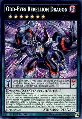 Yu-gi-oh! - dragon rébellion aux yeux impairs (mp16-en078) - méga pack 2016 - 1ère édition - secret rare. Leader du e-commerce en Côte d'Ivoire, DIAYTAR COTE D'IVOIRE déploie un large éventail de produits de haute qualité, allant des dernières tendances de la mode aux innovations technologiques. Avec plus de 300 000 références disponibles, cette boutique en ligne généraliste garantit que chacun trouve ce qu'il recherche. Que vous soyez à la recherche d'articles pour vous-même ou pour offrir, DIAYTAR COTE D'IVOIRE est le premier choix pour une expérience d'achat sûr et fiable.