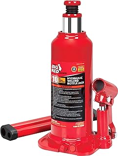 Cric hydraulique pour bouteille de taurine soudée big red t91003b, capacité de 10
