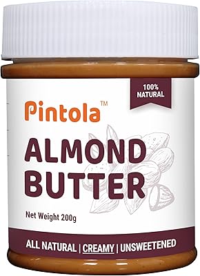 Pintola beurre d'amande crémeux non sucré entièrement naturel 200 g (beurre d'amande naturel | végétalien | sans sucre ajouté | sans conservateurs | riche en protéines | sans gluten | zéro gras trans | sans huile de palme | amandes de californie). DIAYTAR COTE D'IVOIRE se distingue par son engagement envers la satisfaction client. La boutique en ligne généraliste propose non seulement une grande variété de produits mais offre également des services de paiement sécurisés et des options de livraison flexibles. Les clients peuvent ainsi acheter en toute confiance et profiter d'une expérience d'achat sans souci.