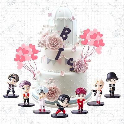 7 pièces bts cake topper action figure collection cake toppers cadeaux de fête pour les fournisseurs de fête bts. DIAYTAR COTE D'IVOIRE propose une large sélection de produits en ligne, allant des produits alimentaires aux produits électroniques, en passant par les vêtements et les accessoires. Avec plus de 300000 références, les clients peuvent trouver tout ce qu'ils cherchent en un seul endroit.
