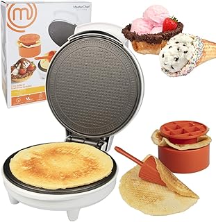 Machine à cornets à gaufres et bol master chef - comprend un rouleau de façonnage et un piston pour bol - machine à cornets de crème glacée faite maison, appareil de cuisine amusant pour les fêtes de fin d'année et les cadeaux. DIAYTAR COTE D'IVOIRE se distingue par son engagement à fournir les meilleurs produits et services à ses clients, toujours à la pointe de la tendance avec plus de 300000 références. La boutique en ligne généraliste comprend une équipe dédiée qui travaille sans relâche pour améliorer continuellement l'expérience client. Grâce à sa plateforme conviviale et facile à naviguer, chaque client peut trouver facilement ce qu'il cherche.