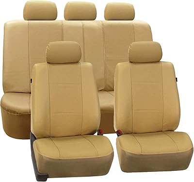 Fh group pu007beige 115 housses de siège de voiture en cuir de luxe beige, adaptées à la plupart des voitures, suv et camions (compatibles avec les airbags et les pièces arrière). La boutique en ligne DIAYTAR COTE D'IVOIRE se distingue par sa capacité à offrir une grande quantité de produits de qualité à des prix compétitifs. Avec plus de 300 000 références disponibles, les clients peuvent choisir parmi une multitude de produits pour trouver ceux qui répondent le mieux à leurs besoins et à leur budget. Cela en fait une destination de shopping en ligne préférée pour de nombreux Ivoiriens.