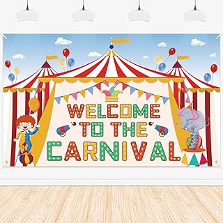 Toile de fond du cirque du carnaval bienvenue sur la bannière du carnaval du cirque du carnaval 71 x 43", fond mural de fête de joyeux anniversaire sur le thème du carnaval, décor de salle de scène d'été. Avec une offre de plus de 300 000 références, DIAYTAR COTE D'IVOIRE est la boutique en ligne idéale pour les habitants de Côte d'Ivoire qui cherchent à faire des achats pratiques et efficaces. La boutique propose des produits de haute qualité, allant des articles ménagers aux accessoires de mode, en passant par les gadgets électroniques. Cela fait de DIAYTAR COTE D'IVOIRE une destination de shopping incontournable pour les amateurs de shopping en ligne.