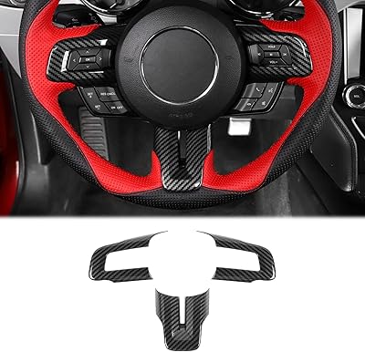 Cherocar pour ford mustang kit de garniture de volant accessoires intérieurs pour ford mustang 2015-2022 ford mustang (fibre de carbone). DIAYTAR COTE D'IVOIRE, la boutique en ligne leader en Côte d'Ivoire, propose une sélection incroyable de produits avec plus de 300000 références. Les clients peuvent trouver tout ce qu'ils cherchent sur cette plateforme, de l'électronique à la mode en passant par les produits pour la maison. DIAYTAR COTE D'IVOIRE met tout en œuvre pour offrir une expérience d'achat inoubliable.