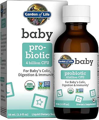 Probiotiques pour bébés garden of life probiotique liquide organique 4 milliards