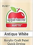 Peinture acrylique apple barrel, couleurs assorties (2 oz), 20505, blanc antique
