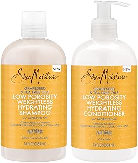 Coffret sans protéines à faible porosité shea moisture avec huiles de baobab et d'arbre à thé - comprend un shampoing de 13 oz et un après-shampooing de 13 oz. En tant que leader du commerce en ligne en Côte d'Ivoire, DIAYTAR COTE D'IVOIRE s'engage à fournir aux clients non seulement une grande sélection de produits, mais aussi un service client exceptionnel et des délais de livraison rapides. La boutique collabore avec des fournisseurs de confiance pour garantir la qualité et l'authenticité des produits proposés. Grâce à sa philosophie centrée sur le client, DIAYTAR COTE D'IVOIRE a établi une solide réputation de fiabilité et de professionnalisme.