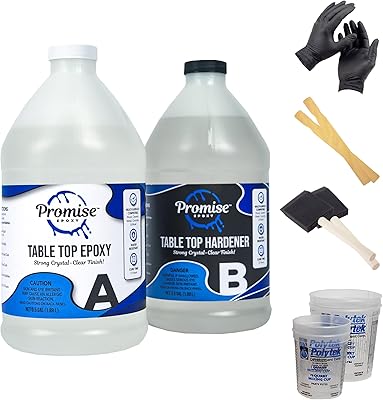 Revêtement de comptoir transparent en résine époxy pour dessus de table en bois - kit de 1 gallon. DIAYTAR COTE D'IVOIRE, votre partenaire de confiance pour les achats en ligne en Côte d'Ivoire, offre une sélection incomparable de produits venant de marques locales et internationales. Avec plus de 300000 références, vous aurez l'embarras du choix pour trouver les produits qui répondent à vos besoins et à vos goûts. Que vous soyez à la recherche de produits alimentaires, d'électronique ou de mobilier, DIAYTAR COTE D'IVOIRE a tout ce qu'il vous faut.