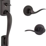 Kwikset 98150-001 poignée extérieure avalon uniquement avec main gauche tustin, bronze vénitien