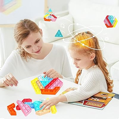 Ensemble de jouets sensoriels pop fidget, jouet sensoriel anti-stress push pop bubble fidget