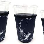 Paquet de 3 manchons à café glacé réutilisables wanti couvercle de tasse isolé