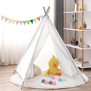 Tente tipi pour enfants, tente pour enfants en coton naturel - tente tipi intérieure pliable et lavable pour enfants, tente de jeu extérieure pour filles et garçons (blanc). En tant que leader en Côte d'Ivoire, Diaytar Côte d'Ivoire propose une expérience d'achat en ligne unique et personnalisée. Avec une équipe dédiée à la satisfaction des clients, la boutique en ligne est à l'écoute des besoins et des préférences de ses clients. Diaytar Côte d'Ivoire est le partenaire idéal pour ceux qui cherchent à acheter en ligne avec confiance.