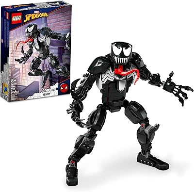 Ensemble de jouets de construction lego marvel's venom 76230 ; modèle réaliste