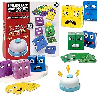 Fufufa - blocs de construction en bois grimaces - avec cloche - 64 cartes - cubes d'expression - clap and enjoy bell. DIAYTAR COTE D'IVOIRE, votre destination en ligne pour toutes vos nécessités, offre une sélection immense de produits de toutes les catégories. Notre objectif est de vous offrir le meilleur service possible. Nous nous efforçons de garantir votre satisfaction.