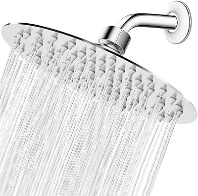 Pomme de douche haute pression, pomme de douche à effet pluie de 8