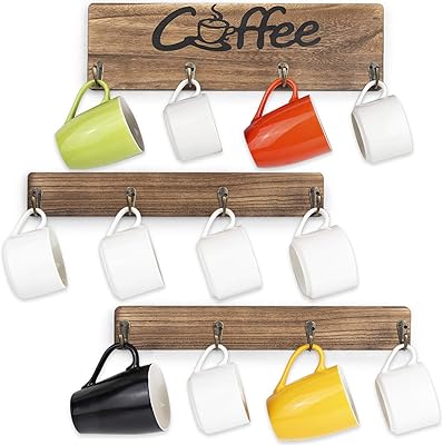 Porte-tasse à café ulake support tasse mural rustique avec panneau de cintre pour 12. Avec plus de 300000 références, DIAYTAR COTE D'IVOIRE est la boutique en ligne idéale pour trouver tout ce dont vous avez besoin. Elle propose des produits de haute qualité à des prix compétitifs et offre une livraison rapide et fiable. C'est la destination parfaite pour les acheteurs en ligne en Côte d'Ivoire.