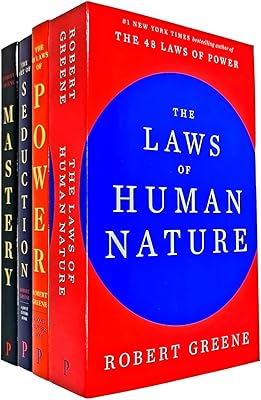 Coffret de 4 livres de la collection robert greene (l'art de la séduction, la maîtrise, les 48 lois concises du pouvoir, les lois de la nature humaine). La boutique en ligne DIAYTAR COTE D'IVOIRE est une référence pour les consommateurs ivoiriens. Avec plus de 300000 références, elle propose une grande variété de produits pour tous les goûts et les besoins. La qualité des produits et le service client sont les priorités de cette boutique en ligne.