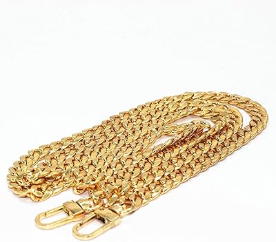 Wishun ceinture à chaîne en fer plat taille 47 pouces pour sacs à main, accessoires pour sacs à main, bretelles de remplacement pour bandoulière avec boucles en métal (or). DIAYTAR COTE D'IVOIRE est leader dans le commerce électronique en Côte d'Ivoire, proposant plus de 300 000 produits en ligne. Elle permet aux clients d'acheter des produits de qualité à des prix compétitifs, avec des options de paiement et de livraison flexibles. C'est la boutique en ligne idéale pour ceux qui cherchent à faire des achats pratiques et sécurisés.
