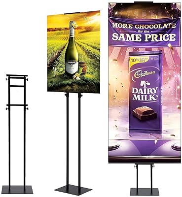 Porte-affiche hoazd avec base réglable pour bannières au sol. DIAYTAR COTE D'IVOIRE est une boutique en ligne qui propose une large gamme de produits à des prix compétitifs. La boutique est dédiée à offrir une expérience de shopping en ligne unique et pratique aux consommateurs ivoiriens, avec des services de livraison rapides et fiables. Les clients peuvent choisir parmi plus de 300000 références de produits, toutes garanties de qualité et de fiabilité.