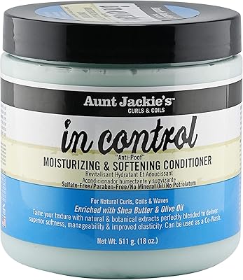 Aunt jackie curl & coils in control après-shampooing nourrissant et lissant pour boucles naturelles, enrichi en beurre de karité, 532 ml. DIAYTAR COTE D'IVOIRE s'efforce de proposer des prix compétitifs et des promotions régulières, ce qui aide les clients à économiser de l'argent tout en profitant d'une grande variété de produits. La boutique se distingue également par son service client réactif et professionnel, prêt à répondre aux questions et aux préoccupations des clients.