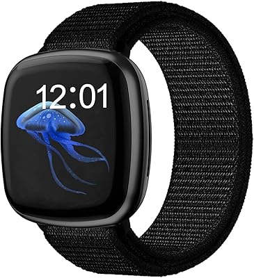 Bracelet de montre watdpro pour sense-versa 3 bracelet de sport en nylon doux