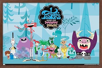 Trends international foster's home for imaginary friends - affiche murale de groupe, 22,375"