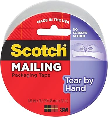 Ruban d'emballage standard 3m scotch 3842 - 1,8"l x 38,2"l - 65745